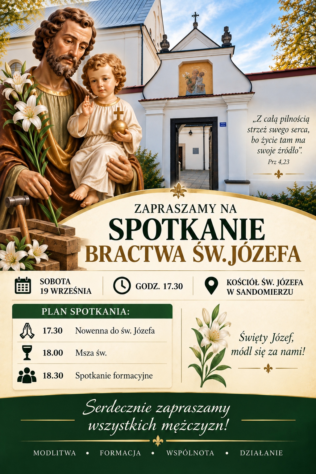 bractwo sw józefa wrzesień 2026 2